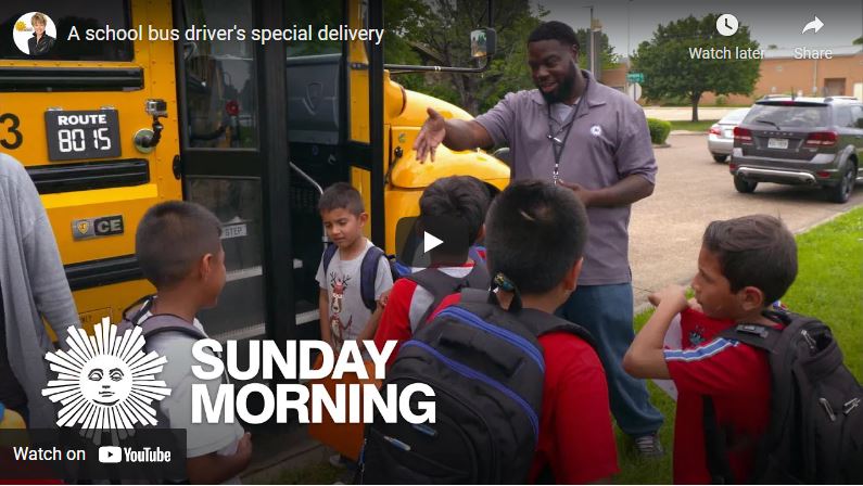 A school bus driver’s special delivery